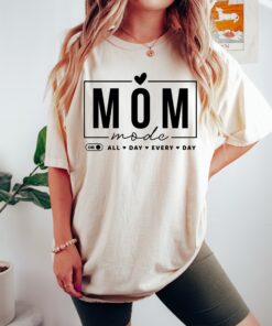 mom mode all day sweatshirt for mothers day cool mom life hoodie best mom ever shirt funny mom gift vy3wj