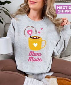 mom mode shirt for new moms funny sweatshirt cute tee baby shower gift womens motherhood apparel y874x