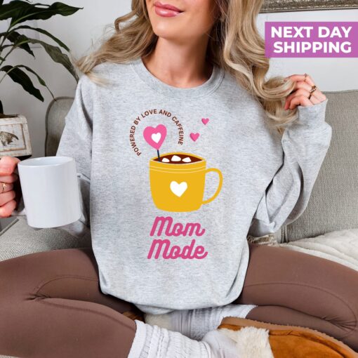 mom mode shirt for new moms funny sweatshirt cute tee baby shower gift womens motherhood apparel y874x scaled