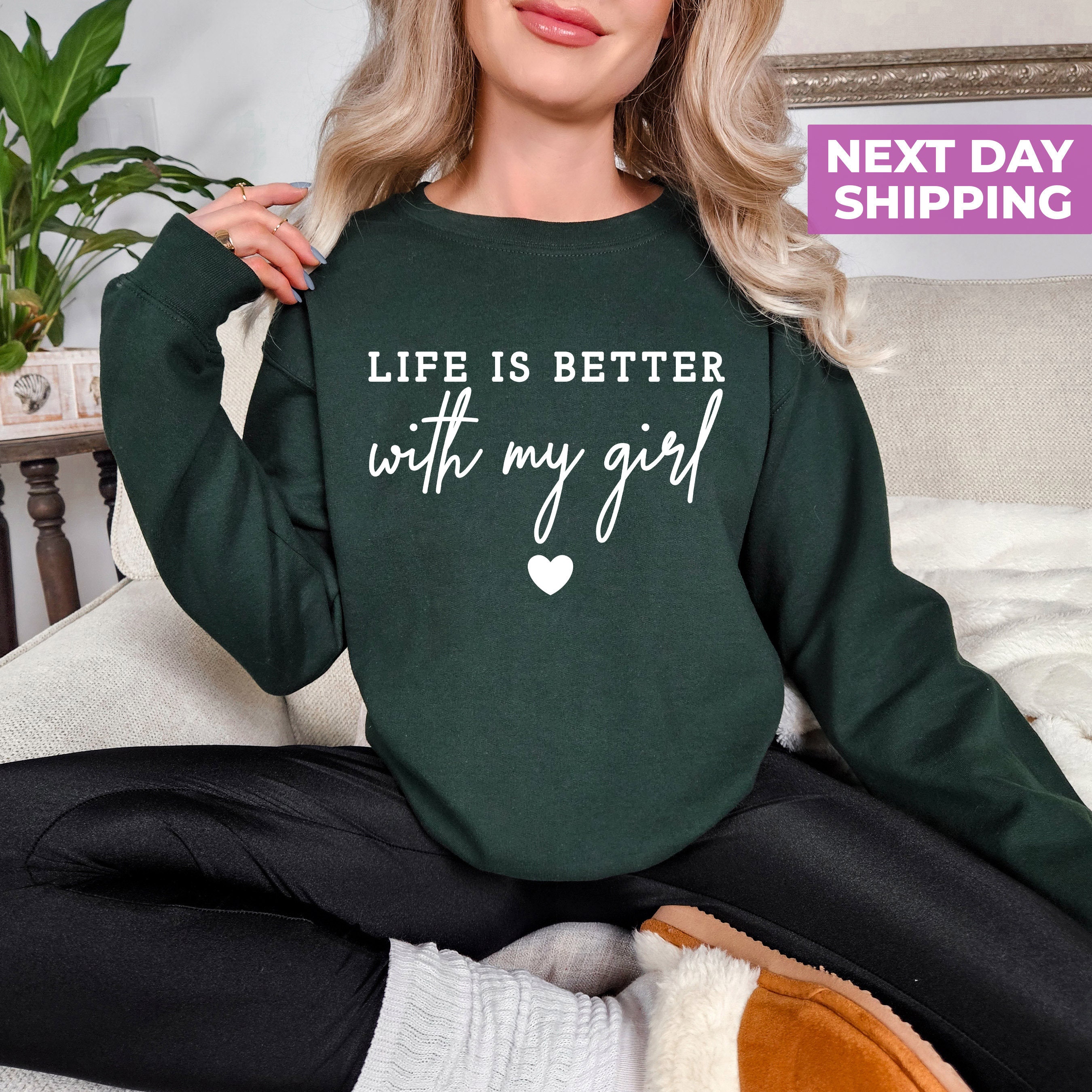 mom of girls sweatshirt life is better with my girls crewneck funny mom shirt for mothers day personalized gift a0k5m scaled