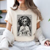 mom tarot card shirt skeleton mother t shirt witchy vibes celestial mama tee for mothers day or unique mom gifts qqbwg