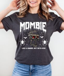 mombie halloween shirt for moms like a zombie but with kids funny spooky season t shirt unique halloween gift for mothers 2ucsf