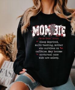 mombie halloween shirt for moms like a zombie but with kids funny spooky season t shirt unique halloween mom gift i4mfi