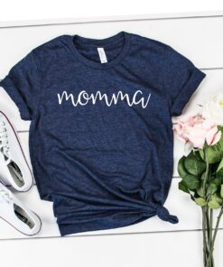 momma script shirt for new moms pregnancy reveal expecting mom life t shirt cute gift for mothers vjbde