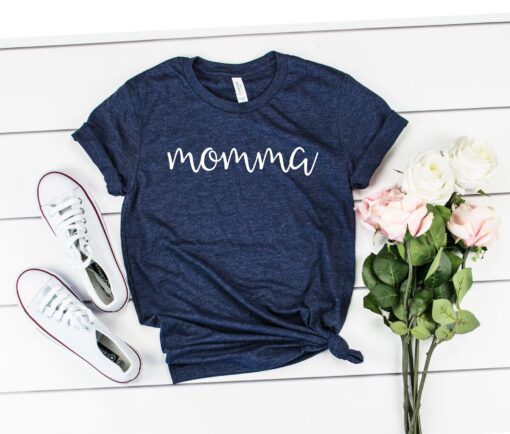 momma script shirt for new moms pregnancy reveal expecting mom life t shirt cute gift for mothers vjbde