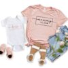 mommy and baby est 2021 shirt for mother and son matching outfits cute mom life t shirt for mothers day ecean scaled