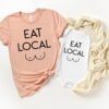 mommy and me shirts funny baby bodysuit eat local shirt mom to be baby shower gift unique mom and baby matching outfits 3cmzg scaled