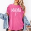 monochrome mama shirt for moms new moms and mothers day gifts college block style baby shower t shirt nthjx