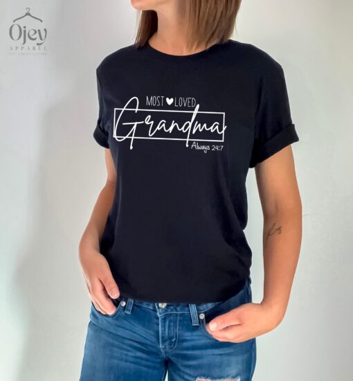 most loved grandma shirt for mothers day grandmother gift cute grandma heart t shirt and grandma to be shirt snjwm