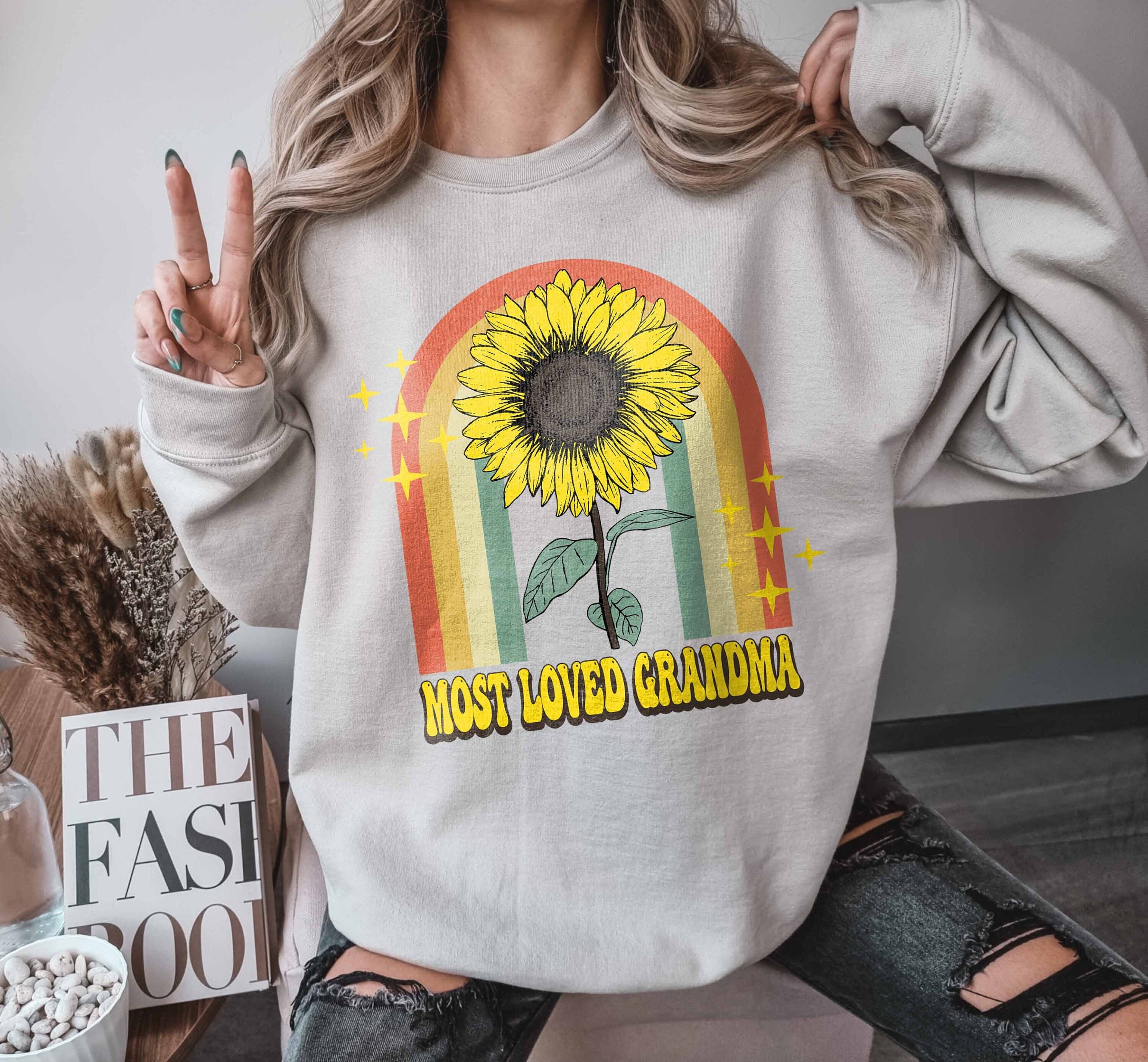 most loved grandma sweatshirt cute gigi crewneck new grandma gift unique grandma apparel for mothers day 7cxhi scaled