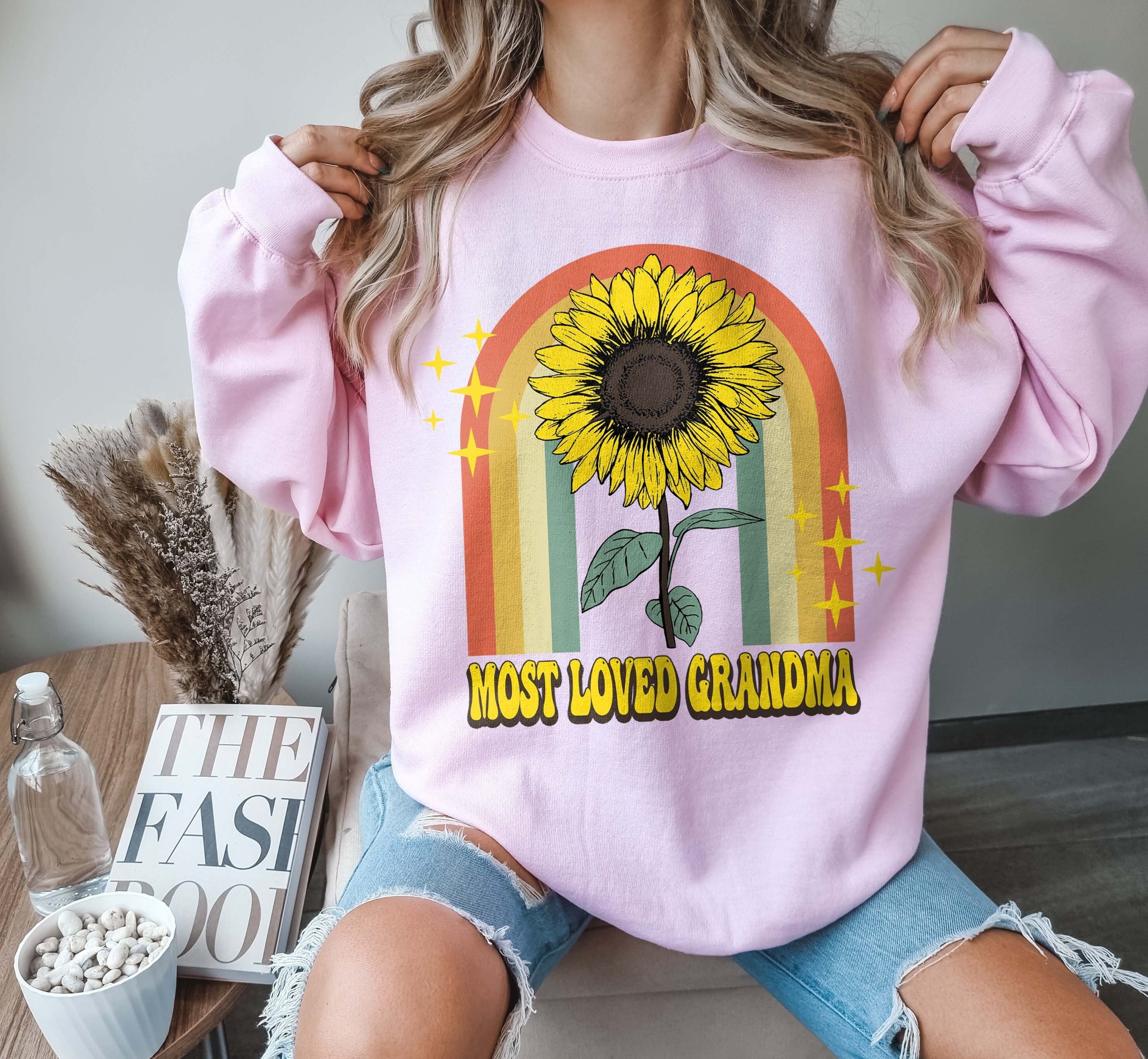 most loved grandma sweatshirt cute gigi crewneck new grandma gift unique grandma apparel for mothers day jf8dc scaled