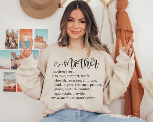 mother definition sweatshirt for mom life funny mama shirt unique mothers day gift best mom ever noun sweatshirt bzrff scaled