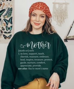 mother definition sweatshirt for mom life funny mama shirt unique mothers day gift best mom ever noun sweatshirt t8g1e