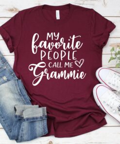 my favorite people call me grammie shirt funny grammie t shirt mothers day gift for nana best grammie ever tee klitt