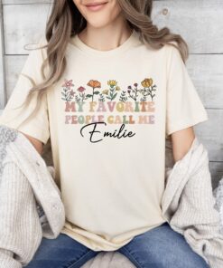 my favorite people call me grandma shirt personalized grandma t shirt custom gifts for grandma announcement c4z3g