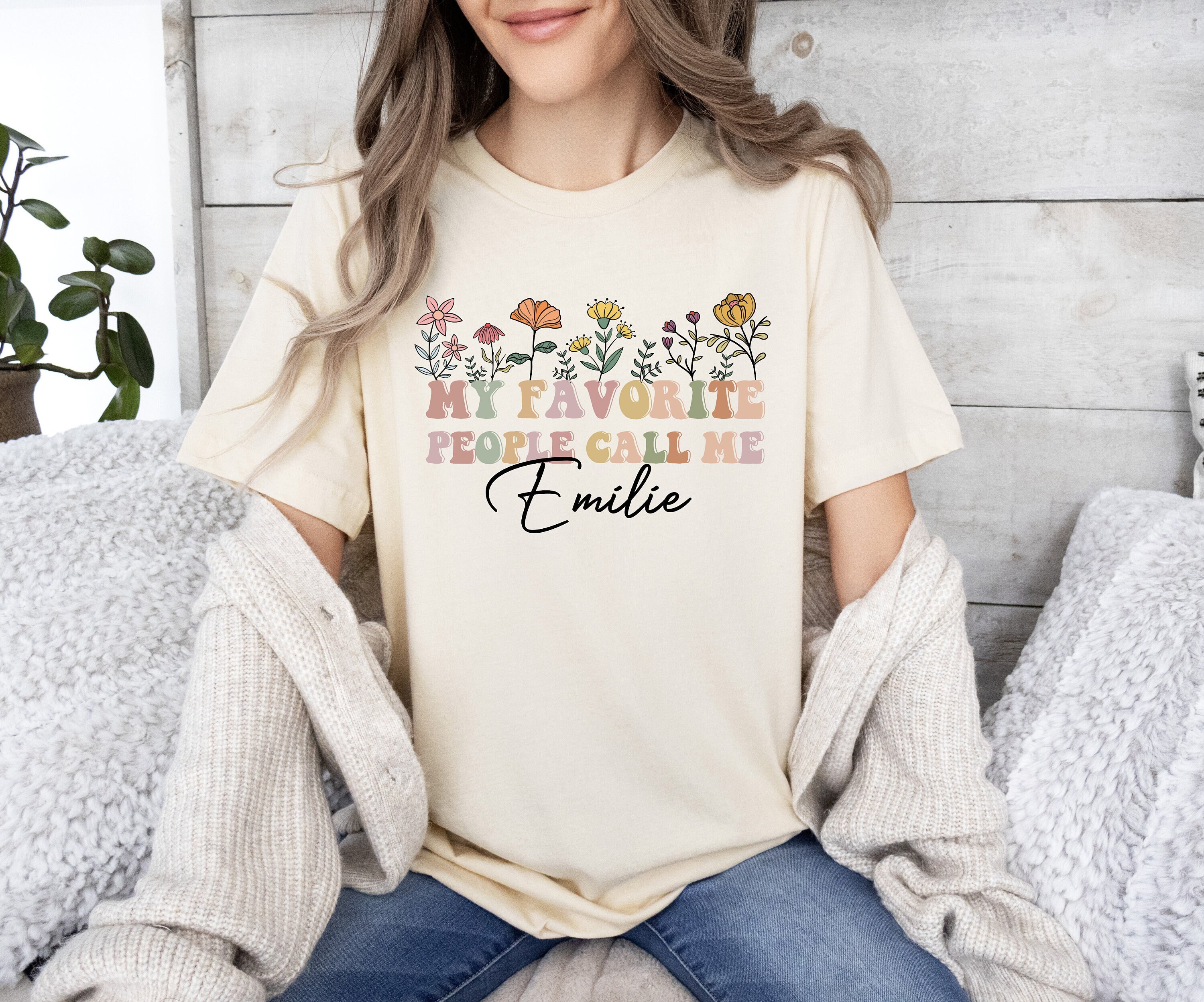 my favorite people call me grandma shirt personalized grandma t shirt custom gifts for grandma announcement c4z3g scaled