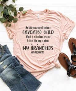 my grandkids are my favorite shirt grandma t shirt for grandson gift unique grandma and grandson tee 1epmq