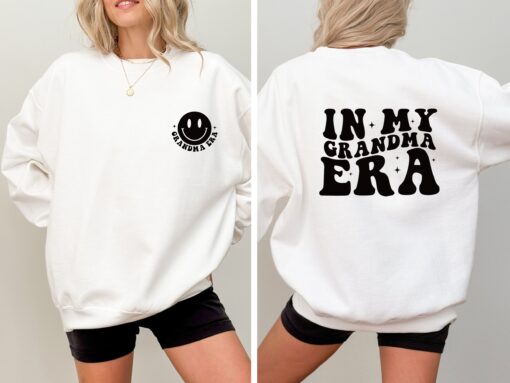 my grandma era sweatshirt cute young grandma shirt unique gift for grandma lovers comfortable t shirt leahg