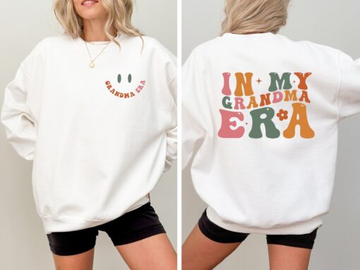 my grandma era sweatshirt vintage style for young grandmas unique gift for grandma lovers comfortable sweater and t shirt ukuwo