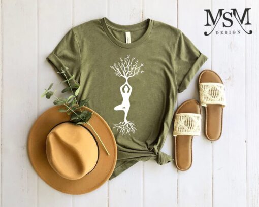 namaste yoga shirt for women yoga lover tee meditation t shirt unique gift for yogi and yoga enthusiasts amge0