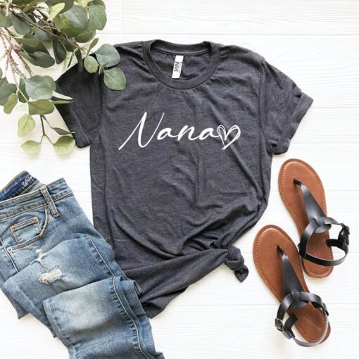 nana shirt for grandma personalized t shirt unique gift for grandmother cute nana tee best nana ever design