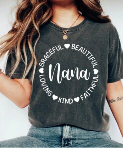 nana shirt for mothers day best grandma shirt personalized gift for nana unique grandparent t shirt tnut9