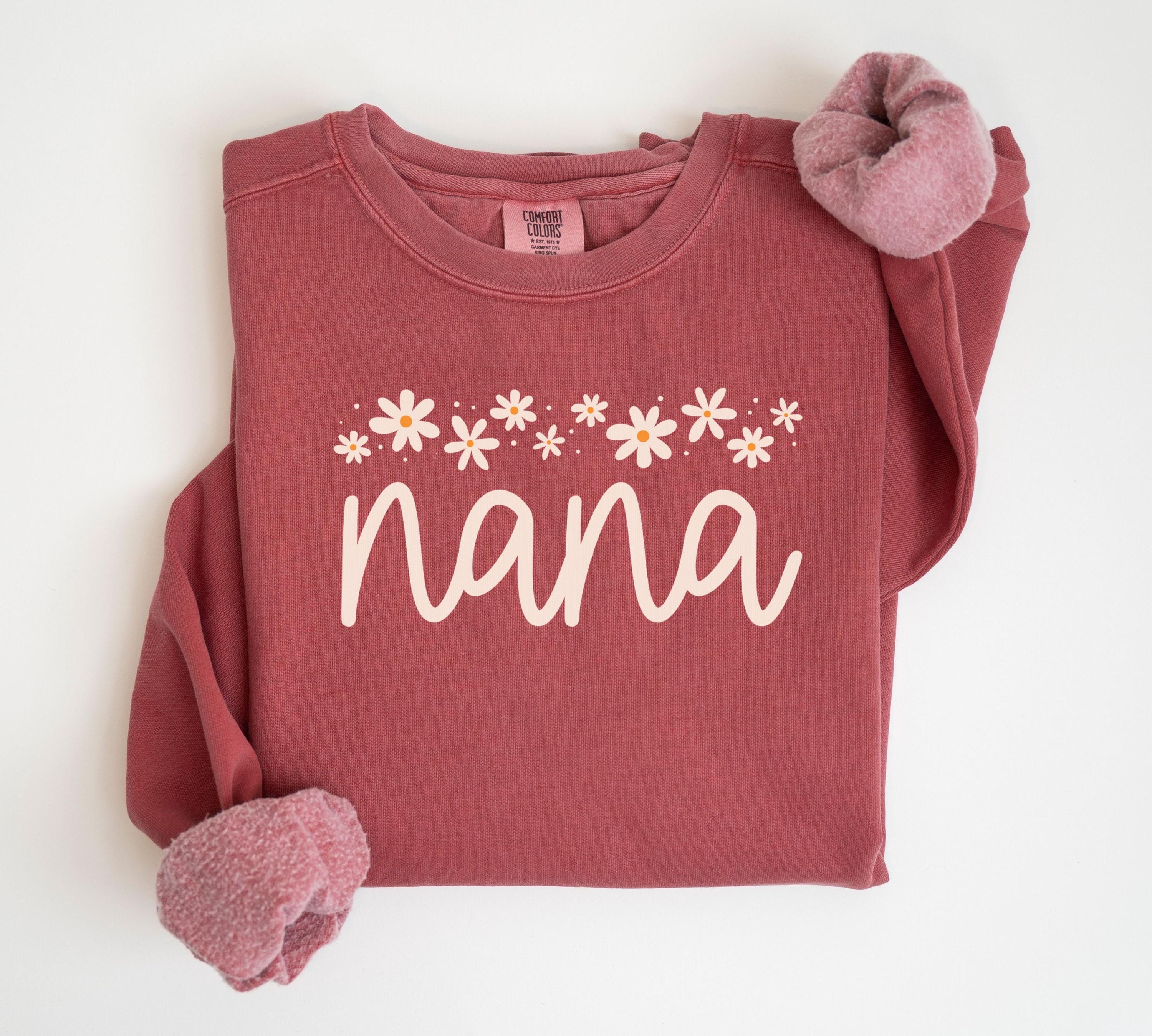 nana sweatshirt crewneck sweater for grandma personalized gift mothers day pregnancy reveal unique nana gifts 3nh9q scaled