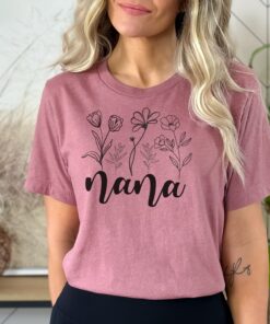 nana wildflower shirt for new nana mothers day gift cute nana tee unique grandma shirt 4xdpg