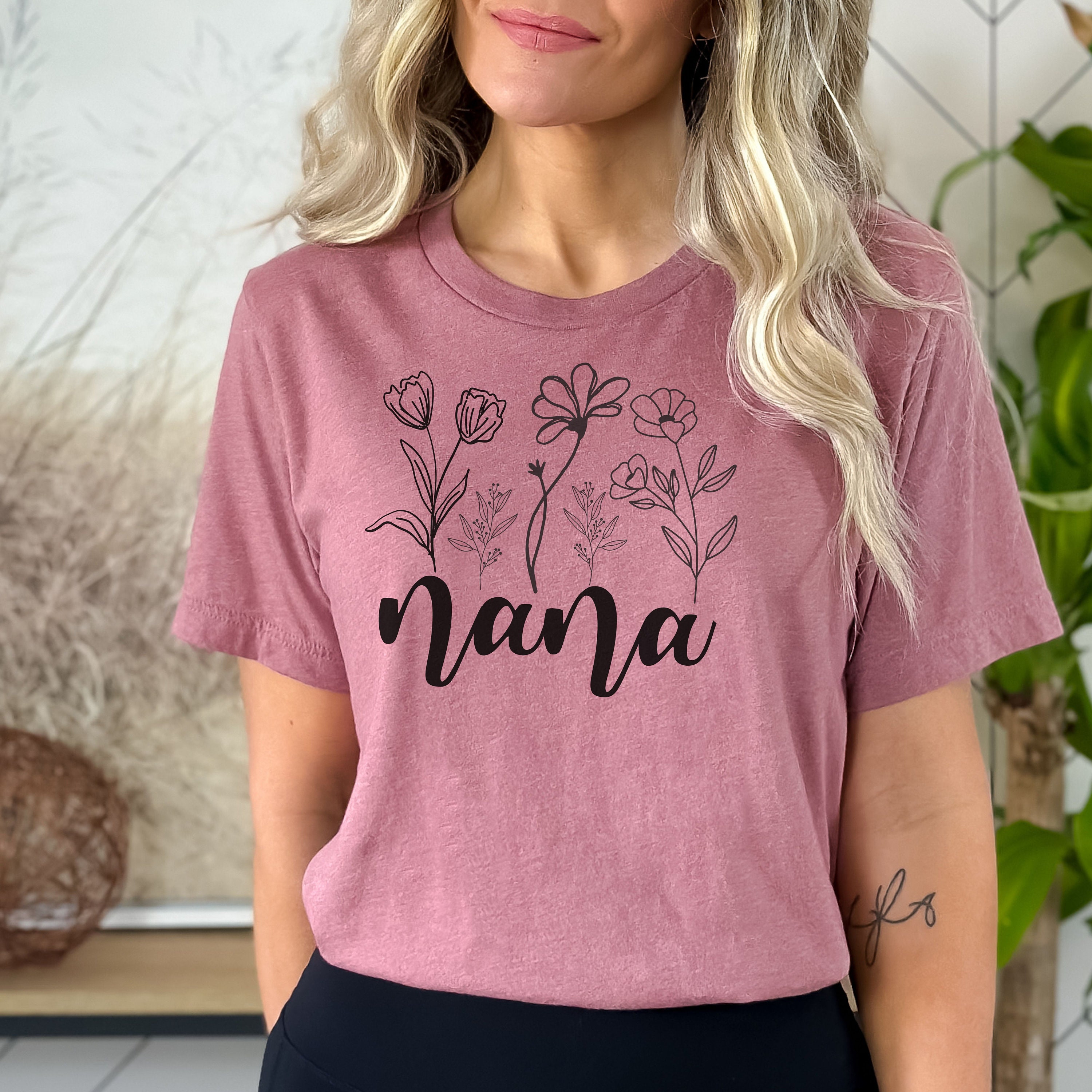 nana wildflower shirt for new nana mothers day gift cute nana tee unique grandma shirt 4xdpg scaled