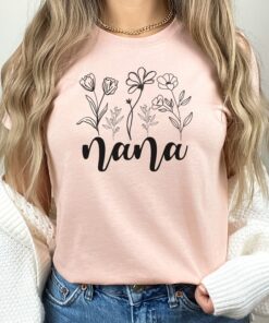 nana wildflower shirt for new nana mothers day gift cute nana tee unique grandma shirt jd8ah