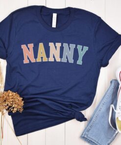 nanny shirt funny t shirt for new grandma pregnancy announcement mothers day gift personalized nanny apparel lxylx