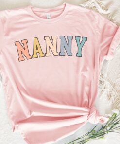 nanny shirt funny t shirt for new grandma pregnancy announcement mothers day gift personalized nanny apparel uuw6h