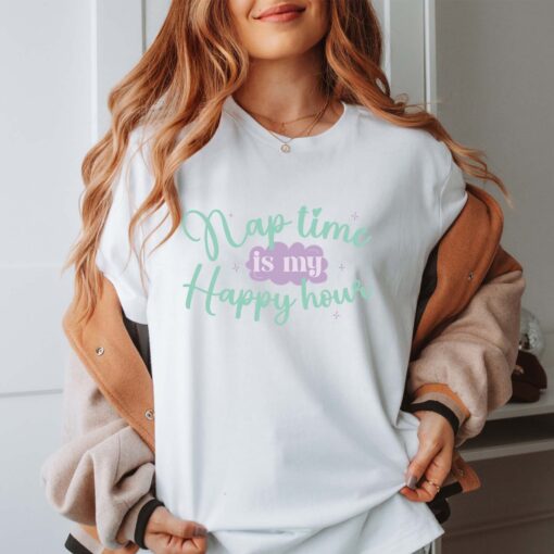 nap time is my happy hour shirt cute mom life tee best mom ever shirt funny mothers day gift for mom to be uq9tt
