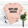 naps and snacks mom shirt cute nap t shirt funny mom life tee best mom ever workout top for new moms tinv5