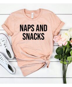 naps and snacks mom shirt cute nap t shirt funny mom life tee best mom ever workout top for new moms tinv5