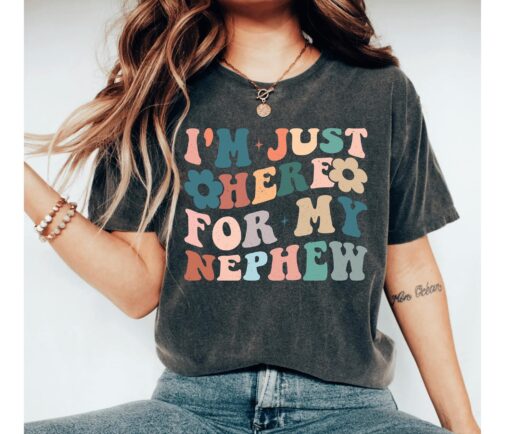 nephew t shirt for aunt cute aunt apparel unique gift from nephew best aunt shirt for new aunts family love mj0jz