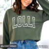 new grandma sweatshirt for mothers day birthday gift baby announcement pregnancy reveal lolly shirt scvd7