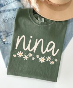 nina t shirt for godmother gift hispanic baptism announcement daisy design unique nina shirt for special occasions dnh6o