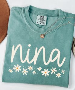 nina t shirt for godmother gift hispanic baptism announcement daisy design unique nina shirt for special occasions tvhej