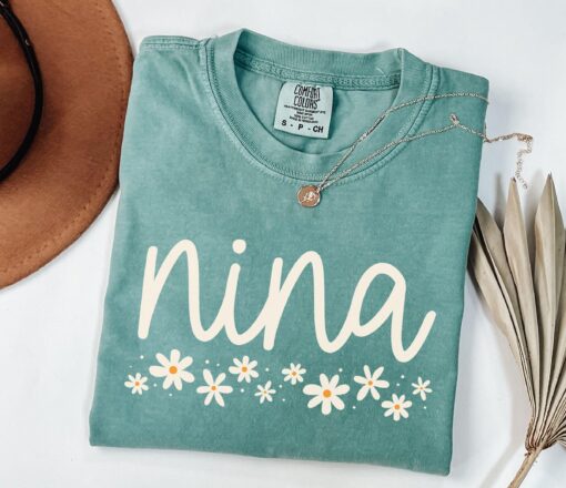 nina t shirt for godmother gift hispanic baptism announcement daisy design unique nina shirt for special occasions tvhej