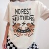 no rest for the mothers graphic tee shirt for women retro mama shirt badass mom life t shirt unique gift for moms f9p7s