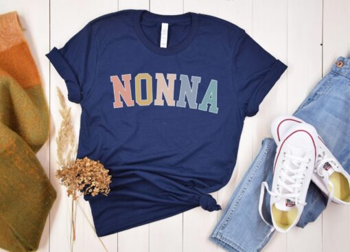 nonna shirt for new grandmas pregnancy announcement tee christmas and mothers day gift for nonna ldds2