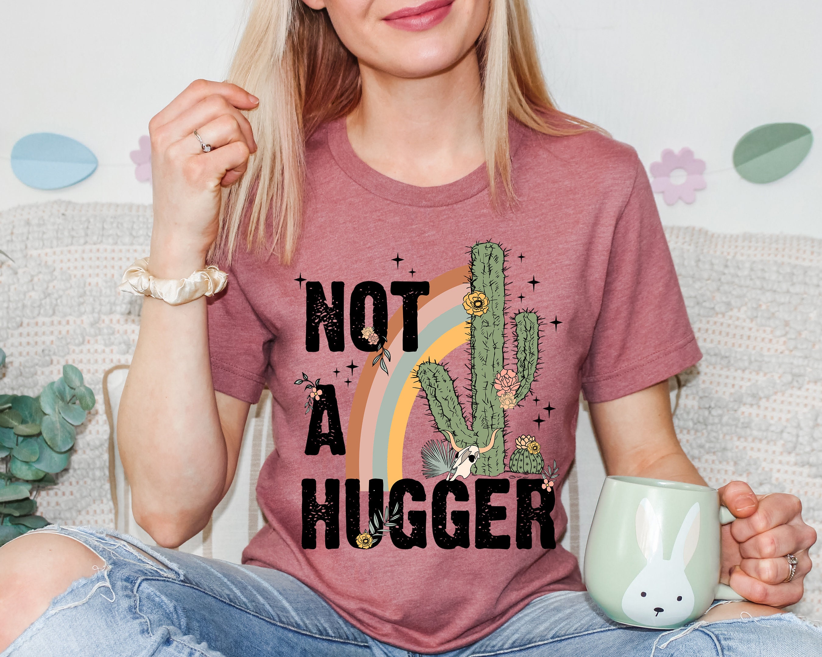 not a hugger retro cactus shirt funny plant tee for women western style t shirt unique gift for plant lovers e2vd1 scaled