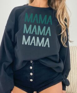 ombre mama sweatshirt cute mom shirt gift for new moms stylish mama apparel comfortable pullover for mothers zggkq