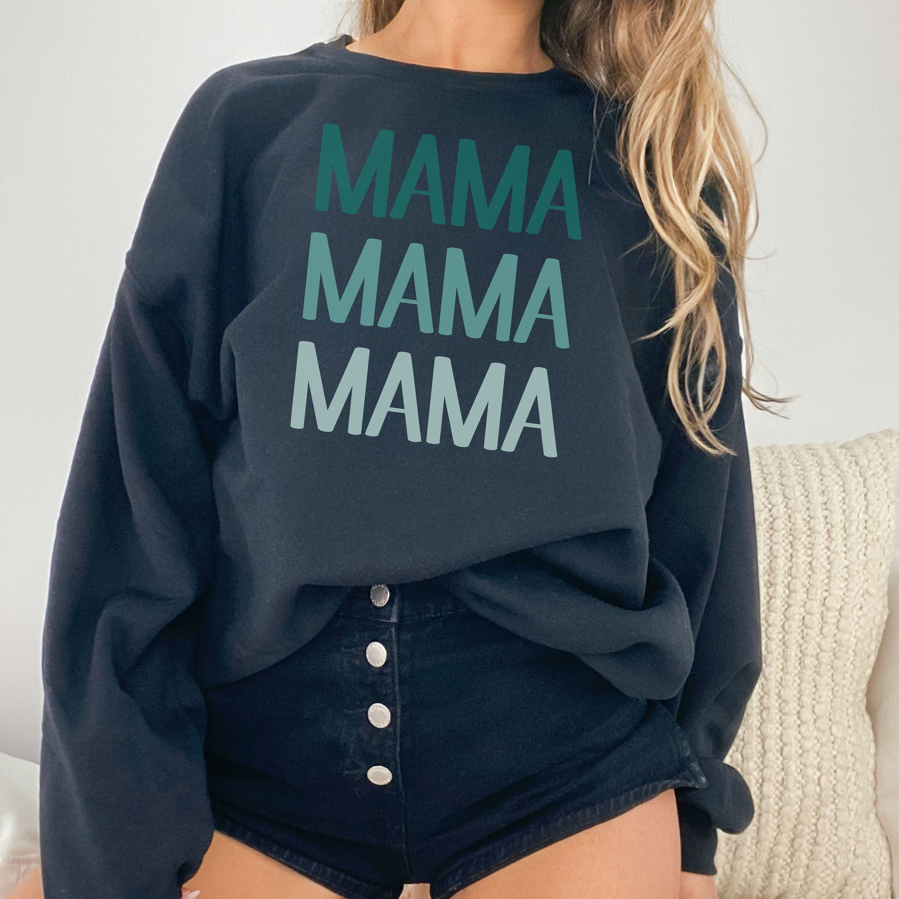 ombre mama sweatshirt cute mom shirt gift for new moms stylish mama apparel comfortable pullover for mothers zggkq scaled