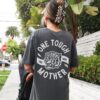 One Tough Mother Graphic Tee for Women Trendy Mom Life Shirt Badass Mama T-Shirt for SAHM and Tough Moms