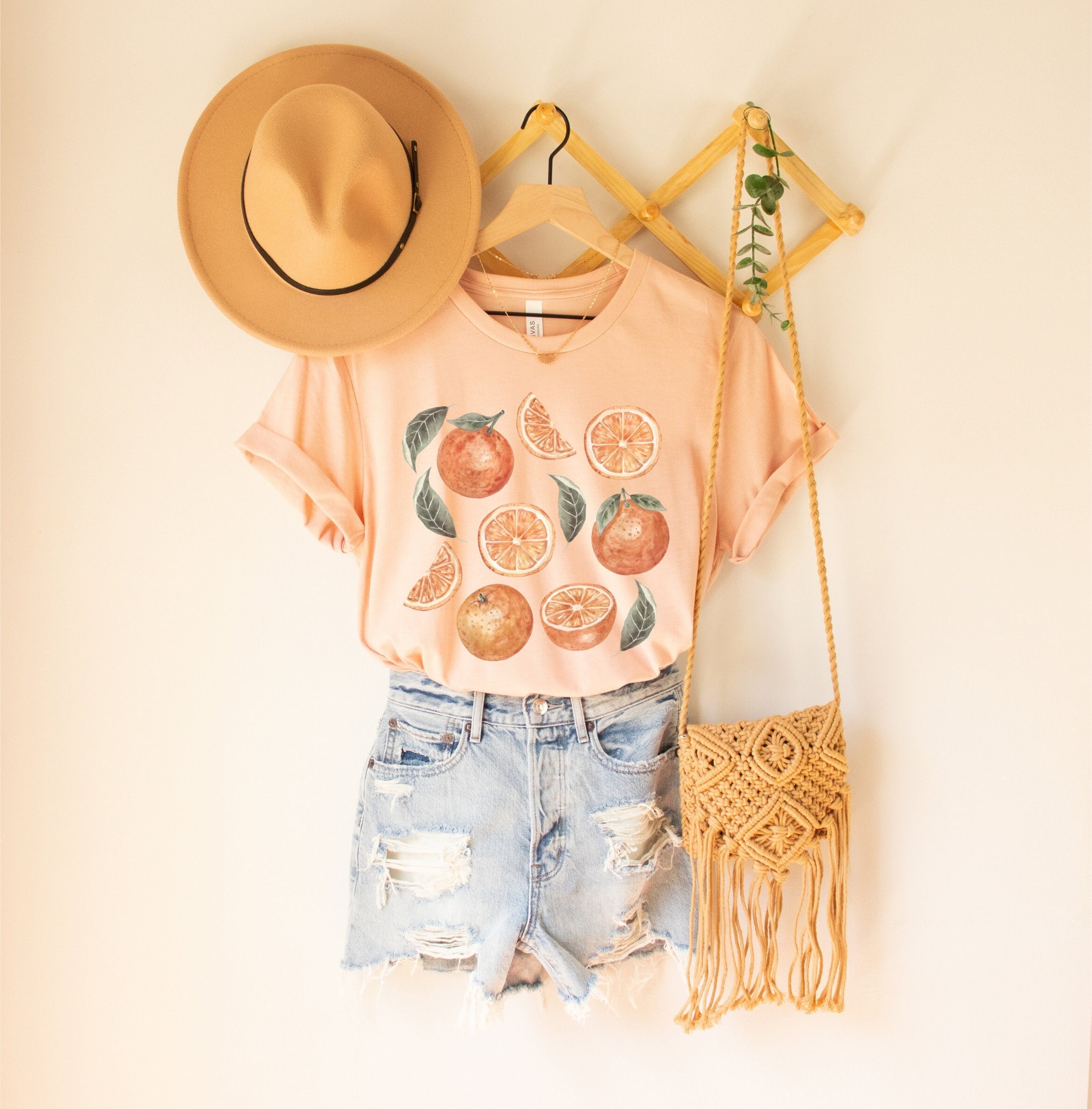 orange fruit t shirt for citrus lovers summer aesthetic cottagecore clothing spring oranges tee unique fruit shirt vcsul