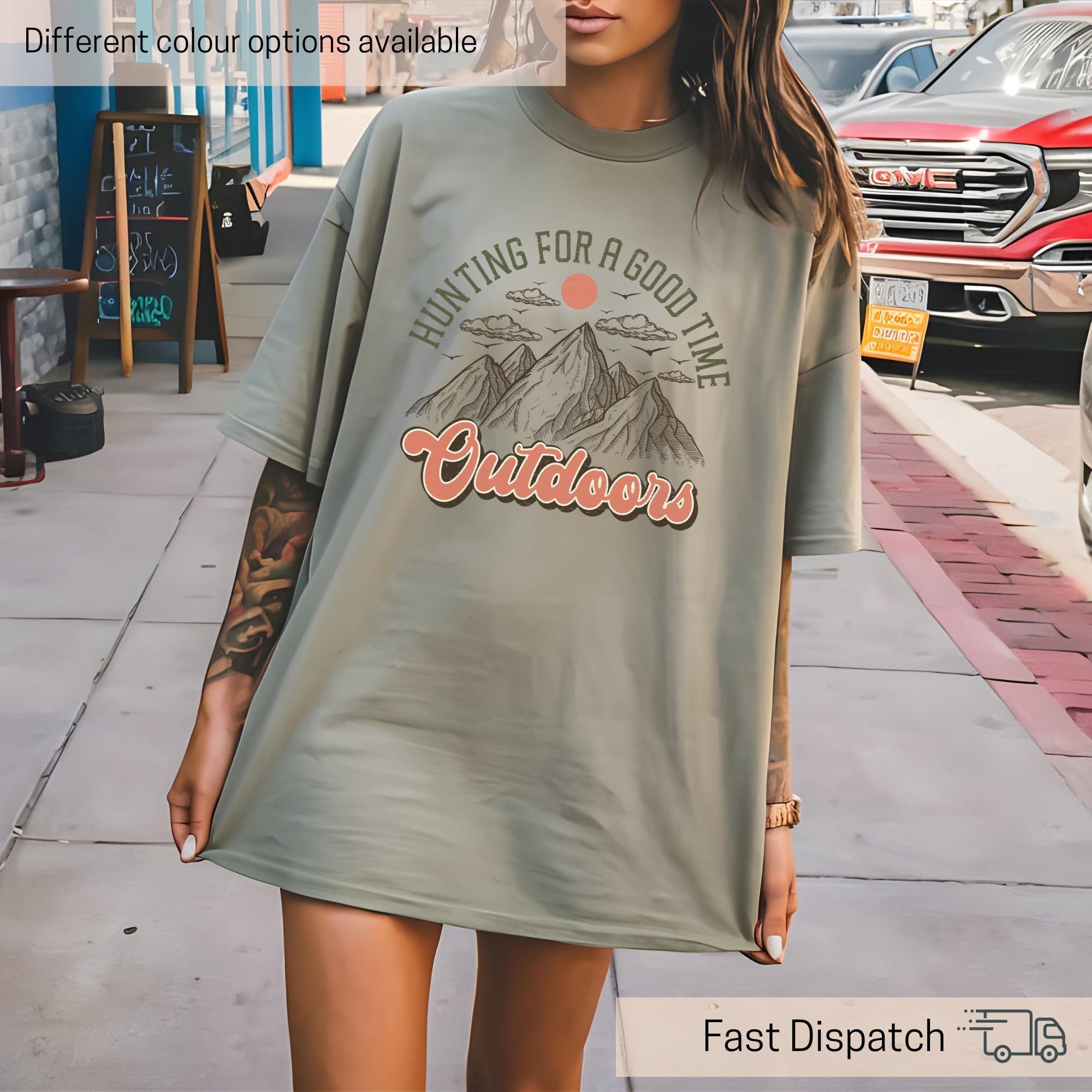 outdoor adventure shirt for hiking camping boho style tee mountains exploration apparel