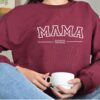 oversized retro boho mama shirt for moms funny mom life tee unique baby shower gift cute mom t shirt t5o3s