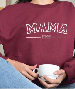 oversized retro boho mama shirt for moms funny mom life tee unique baby shower gift cute mom t shirt t5o3s